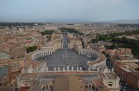 Blick vom Petersdom auf Rom