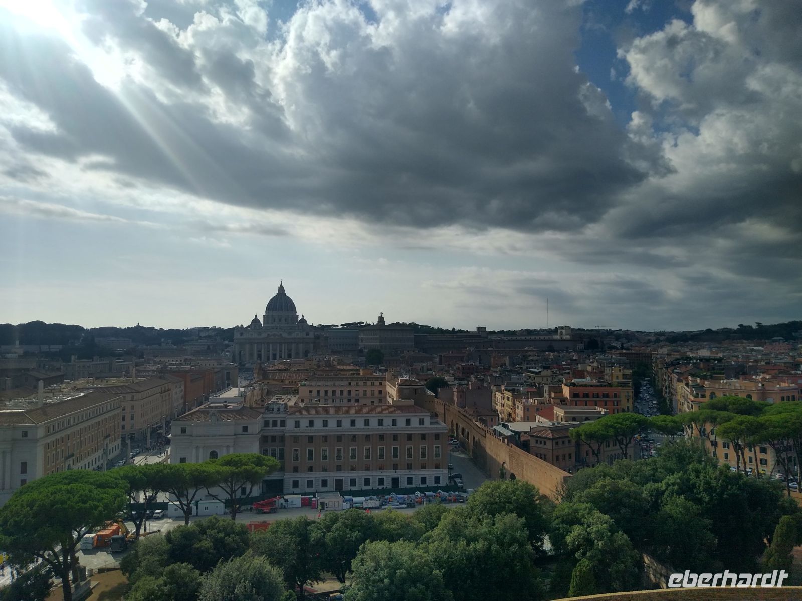 Blick auf den Vatikan
