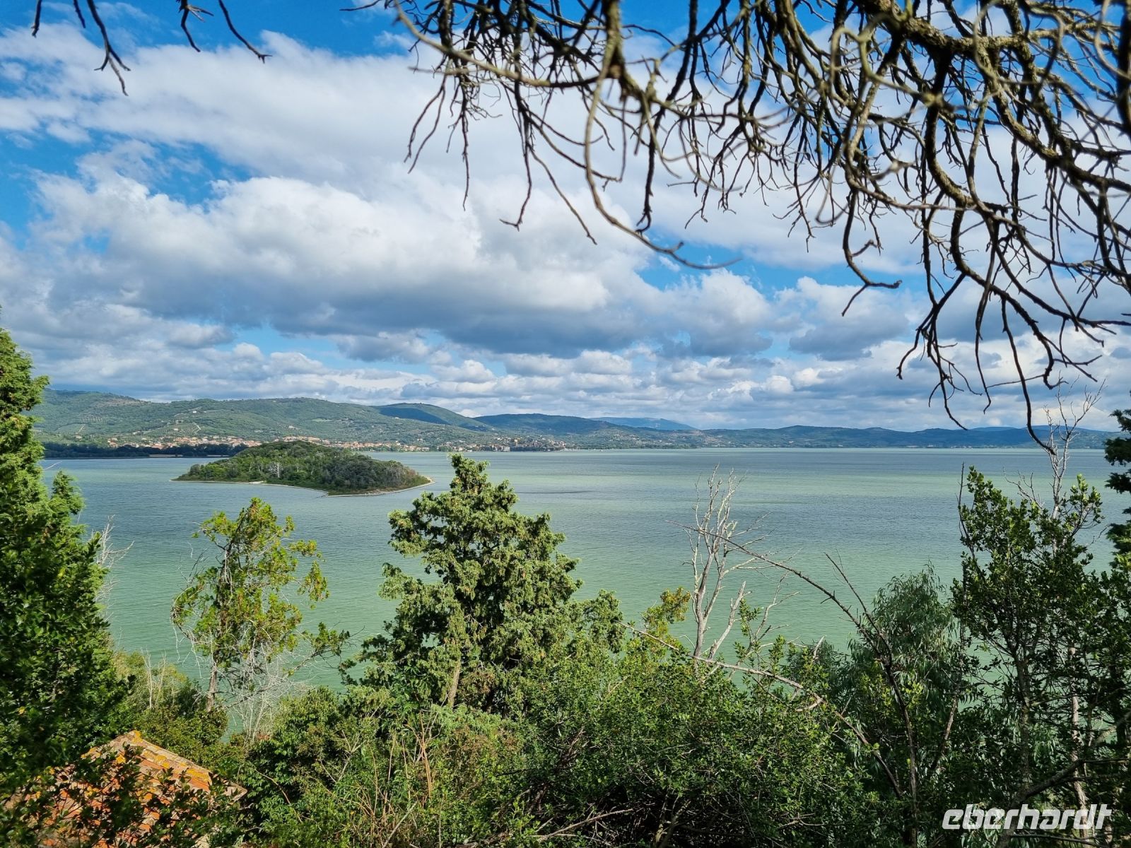 Trasimenischer See - Isola Maggiore mit Blick zur Insel Minore