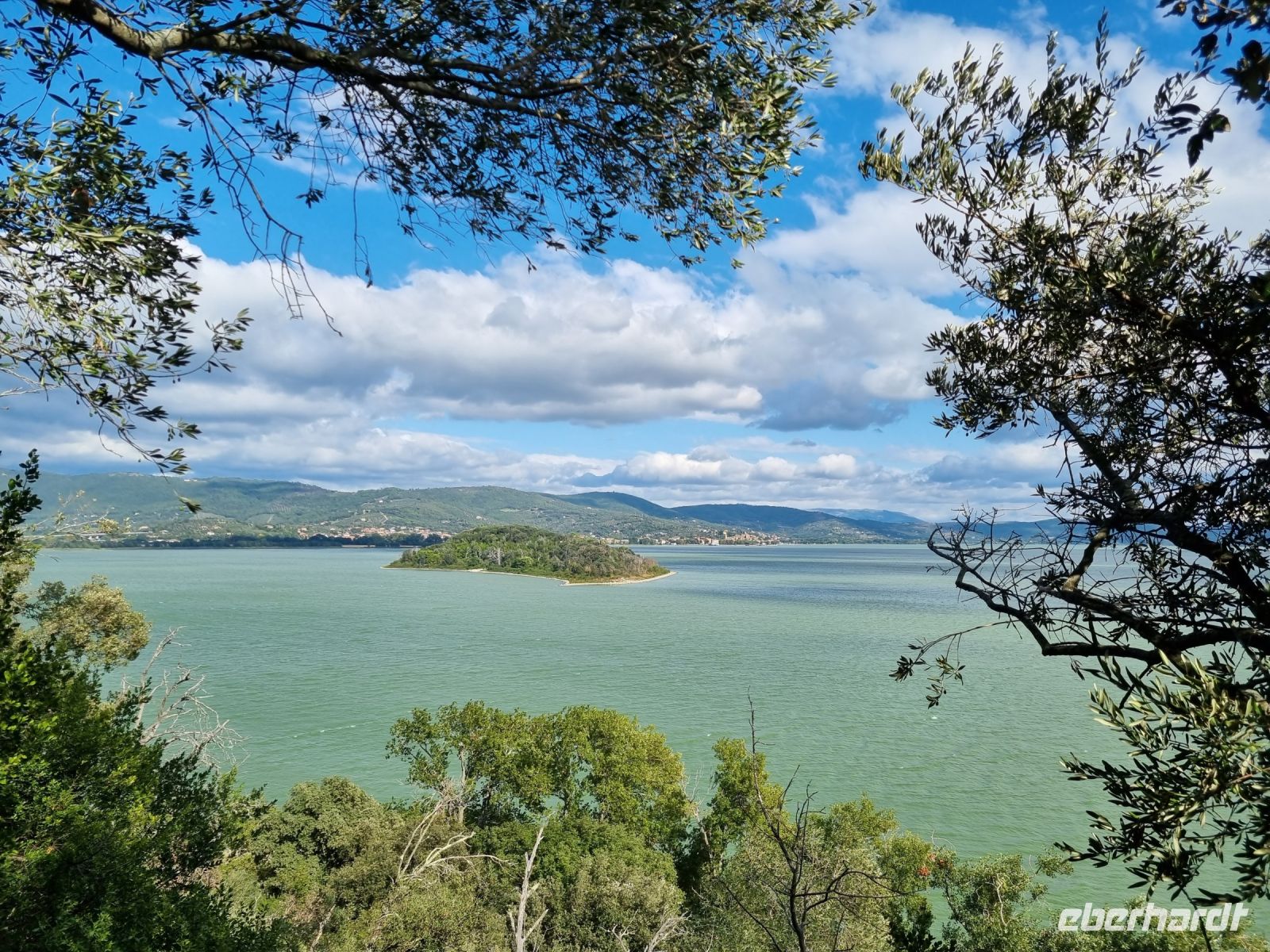 Trasimenischer See - Isola Maggiore mit Blick zur Insel Minore