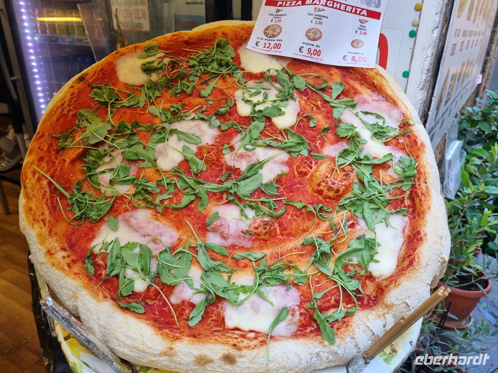 Siena - Altstadt (Pizza Margherita)