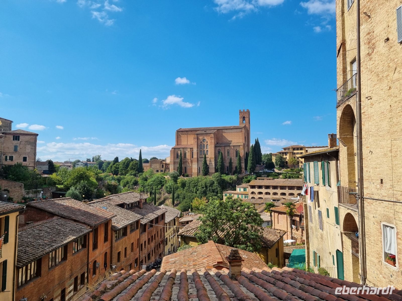 Siena - Blick zur Basilika San Domenico