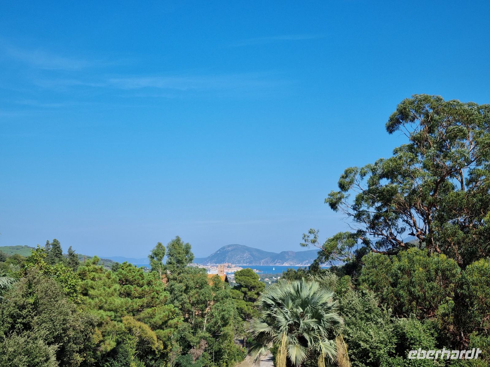 Insel Elba - Villa di San Martino (Napoleons Sommerresidenz mit Ausblick von der Demidoff-Terrasse)