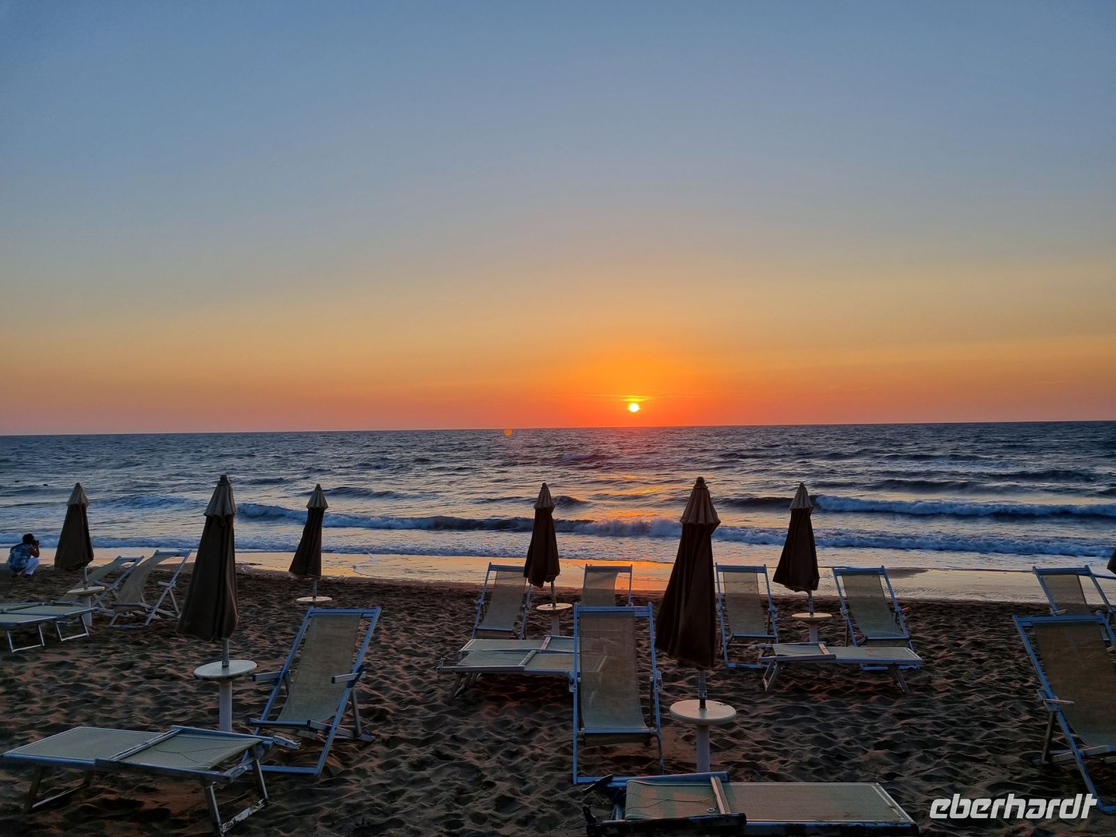 Sonnenuntergang in San Vincenzo 