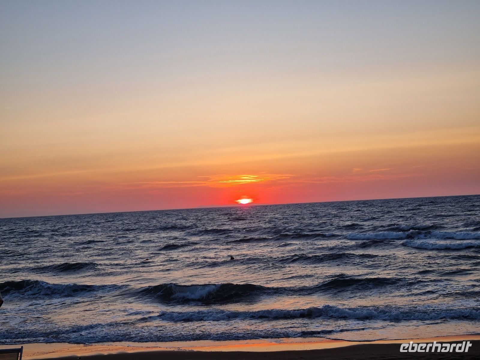 Sonnenuntergang in San Vincenzo 