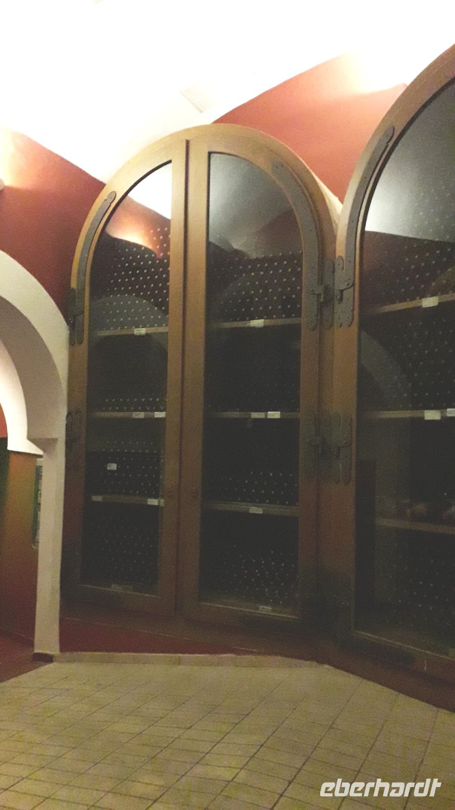 Hier wird der Wein gelagert