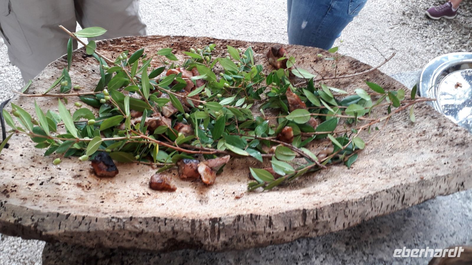 Leckeres Mittagessen / Olivenmühle