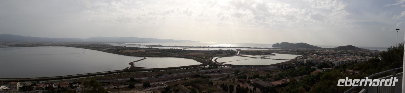 Die Marschen und Salzebenen um Cagliari herum