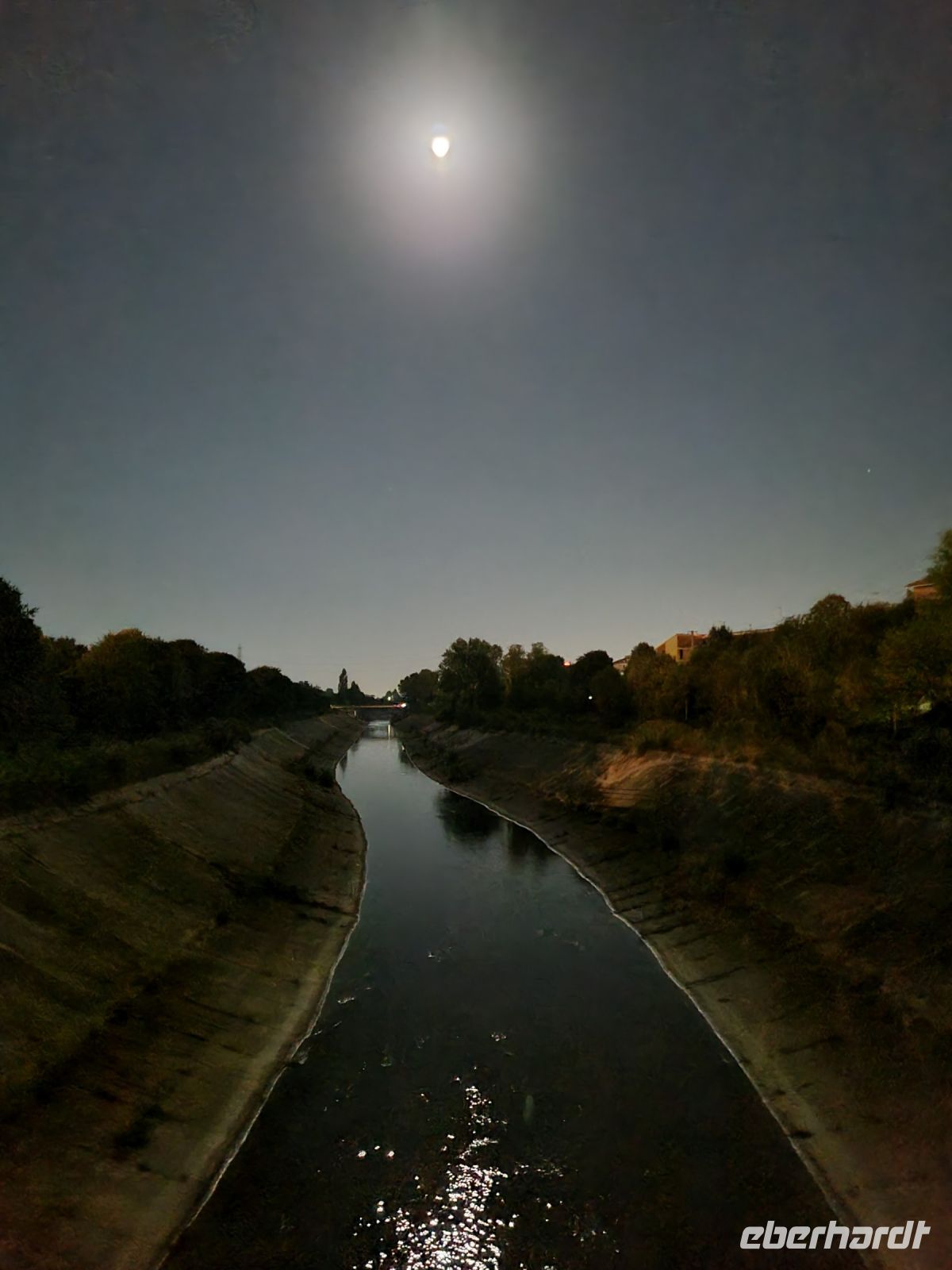 Nächtliche Vollmondstimmung in Mantua...