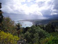 Blick vom Theater zum Ätna