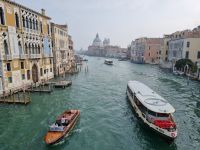 Venedig - Ausblick von der Brücke Ponte dell Accademia