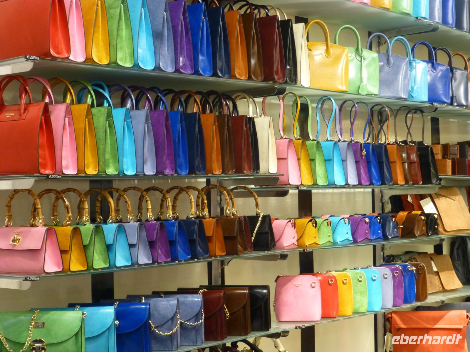 Florenz hat wahrscheinlich das größte Angebot an Ledertaschen. Man muss sich nur entscheiden können.