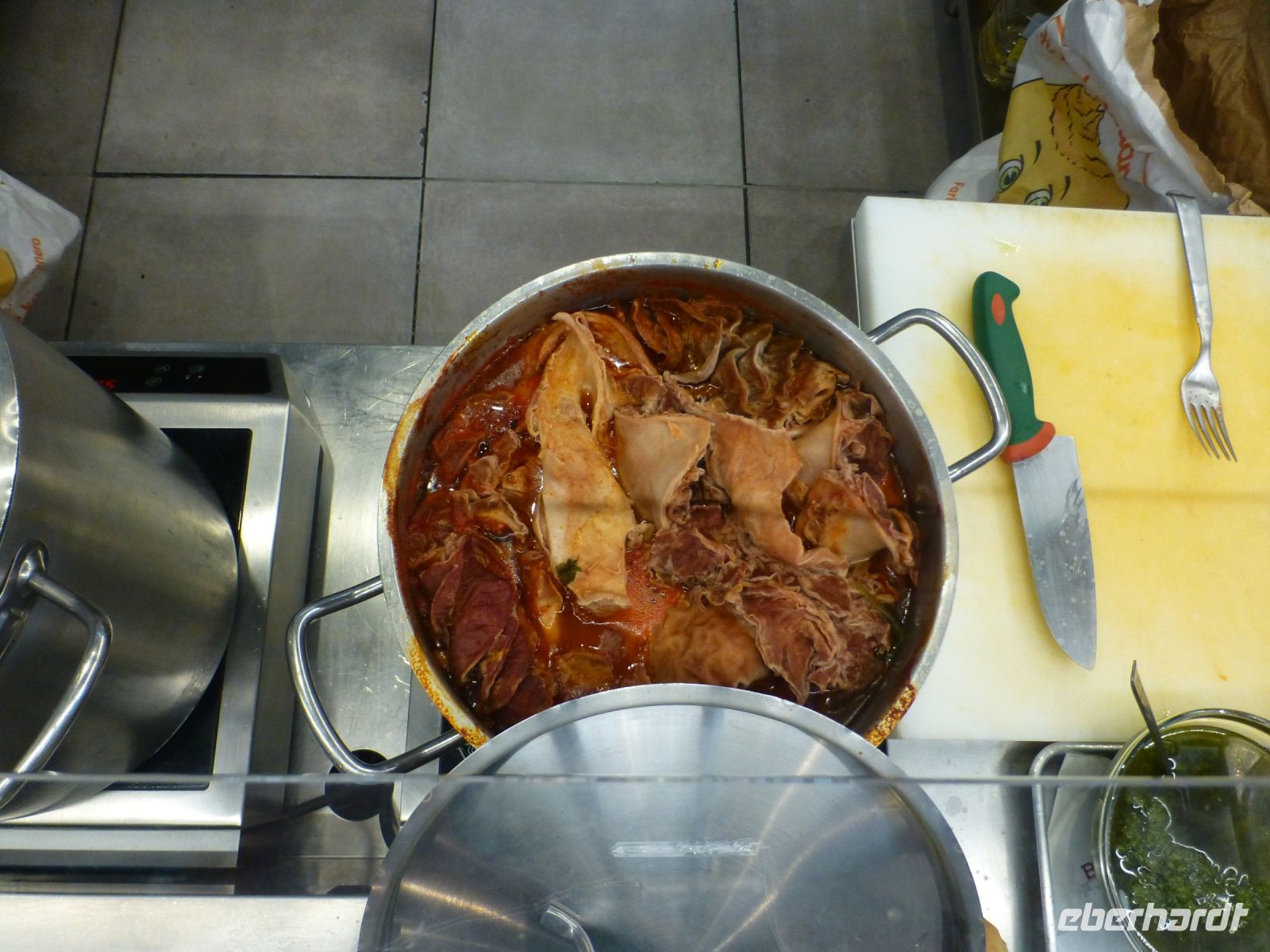 … die „Trippa“, Kutteln auf florentinische Art … 