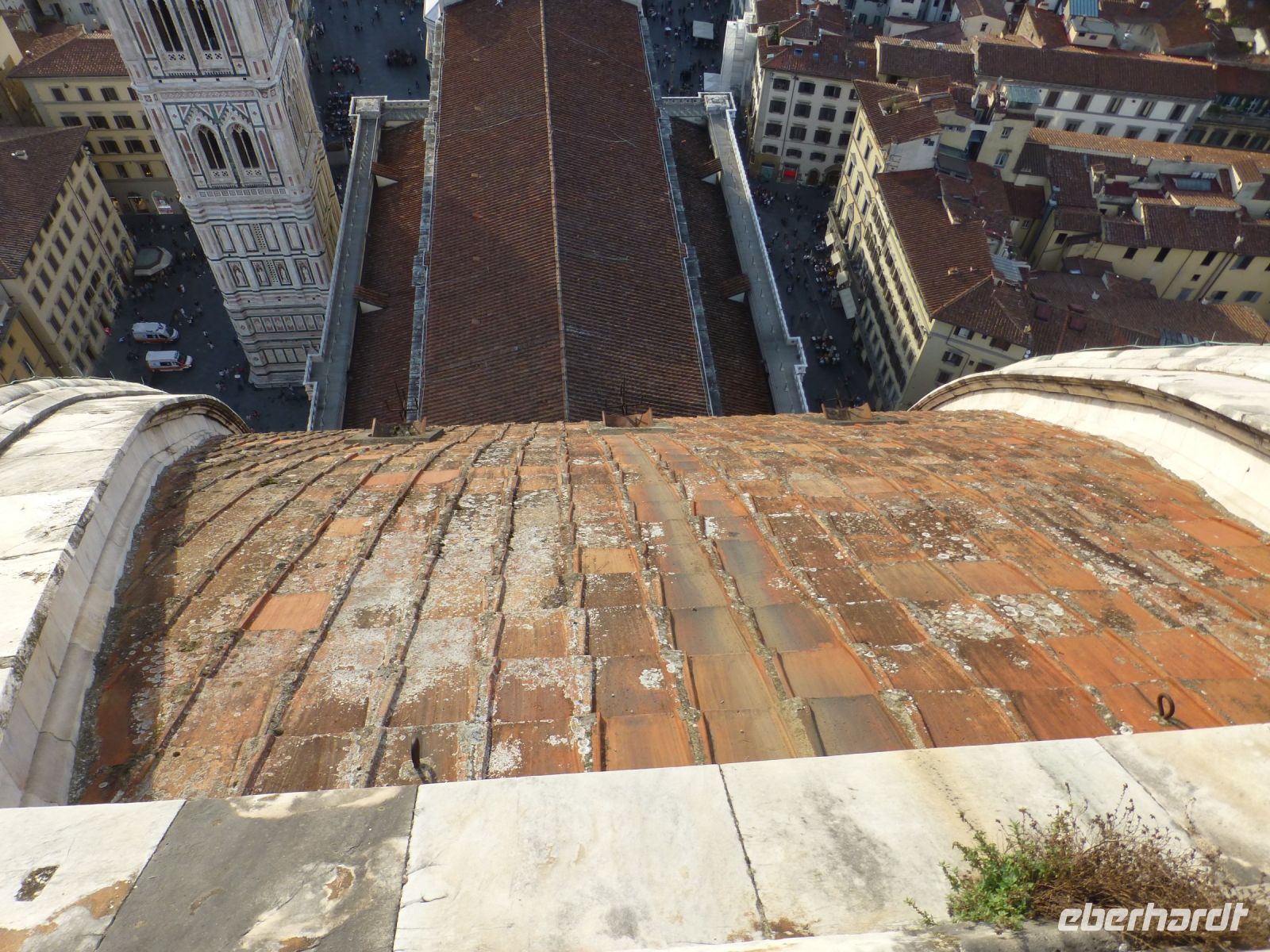 So steil ist die Krümmung für die damals größte Kuppel der Welt. 