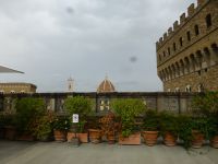 Von der Terrasse des Museumscafés hat man einen Blick auf Dom und Palazzo Vecchio.
