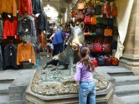 Dieses Glücksschwein ist etwas borstig, garantiert jedoch die Wiederkehr nach Florenz.