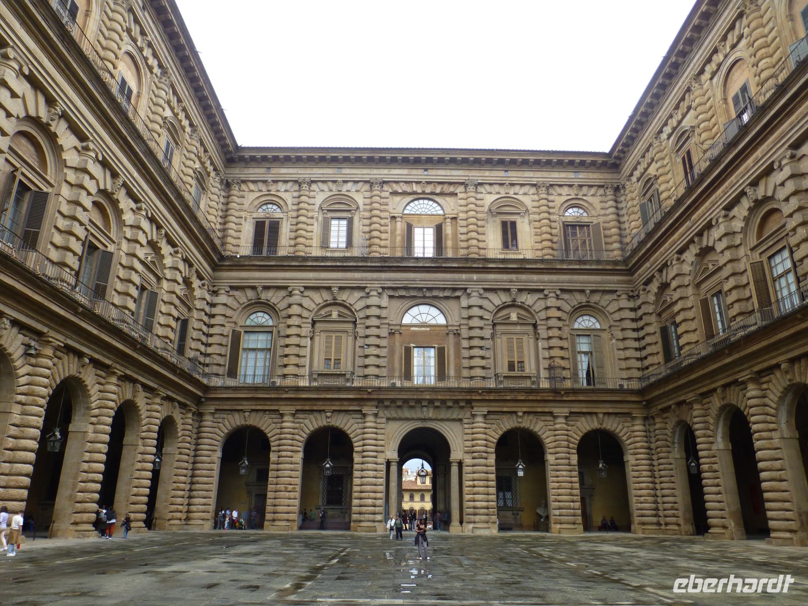 Die Hoffassade des Palazzo