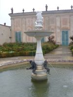 Und auch zwei Äffchen fühlen sich hier wohl.