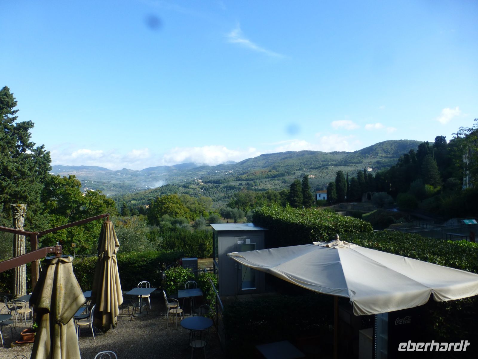 In Fiesole gibt es ein römisches Theater, von dem aus die Zuschauer den Blick in die toskanische Landschaft genossen. 