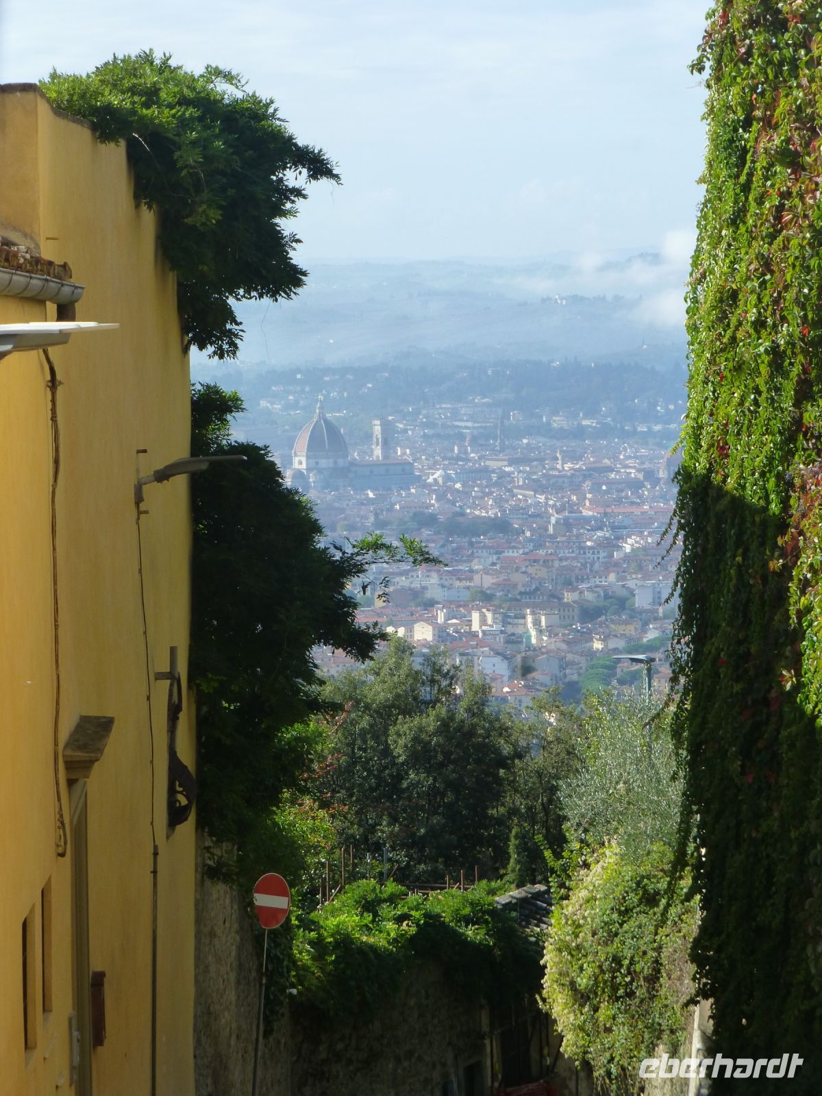 Fiesole und Umgebung waren die Sommerfrische wohlhabender Florentiner. Von hier aus hatten sie ihre Stadt im Blick.