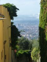 Fiesole und Umgebung waren die Sommerfrische wohlhabender Florentiner. Von hier aus hatten sie ihre Stadt im Blick.