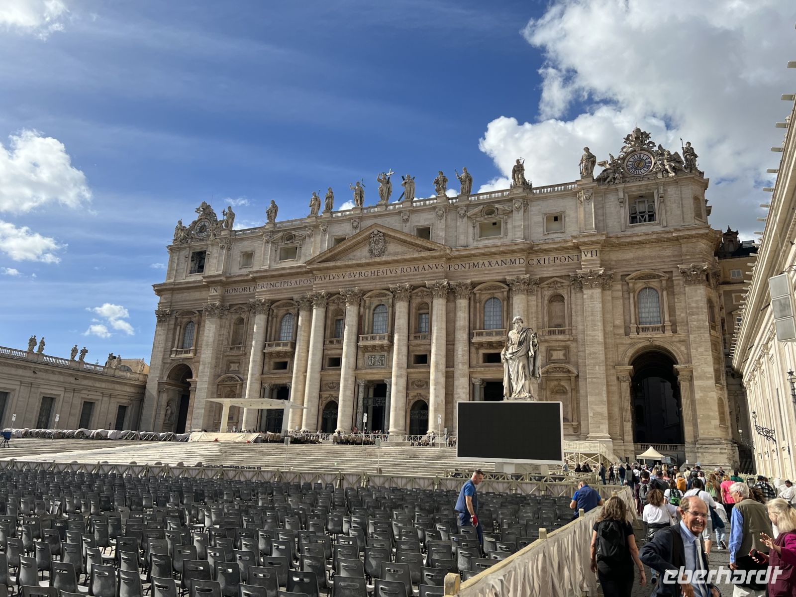 Petersplatz und Petersdom