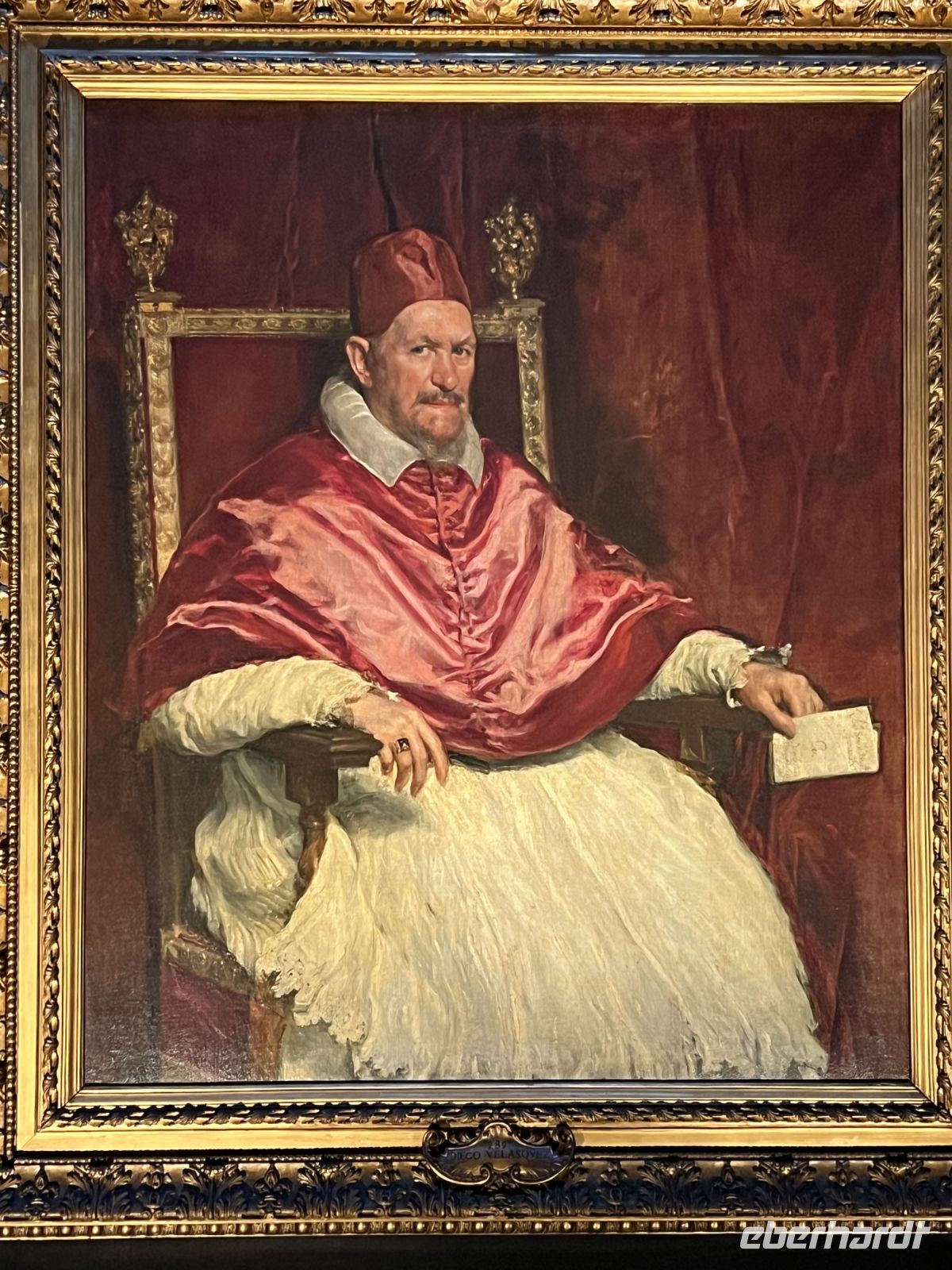Papst Innozenz X. Palazzo Pamphilj, von Velázquez