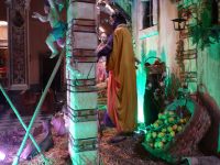 Auch bei einer Krippe dürfen die Zitronen nicht fehlen. 