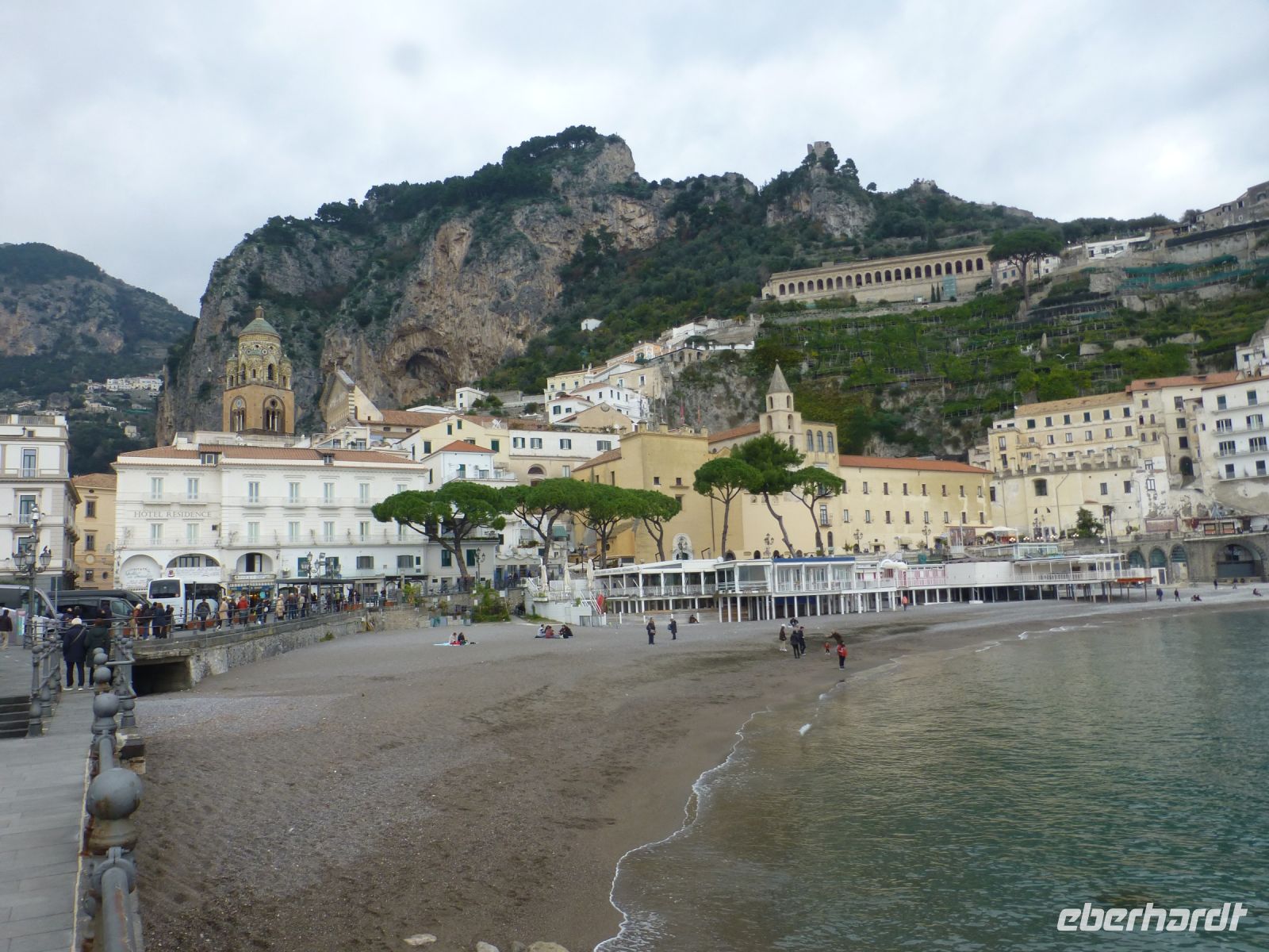 Amalfi vom Bootsanleger aus