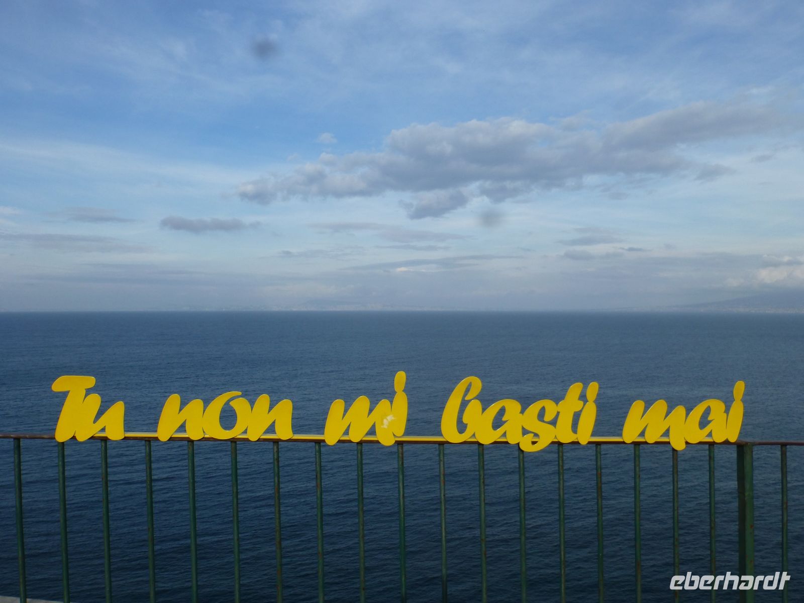 Du bist mir nie genug – eine italienische Liebeserklärung.