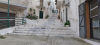 gasse in Ostuni Apulien