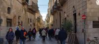 Gasse in Lecce Stadtspaziergang Apulien @Anette Rietz
