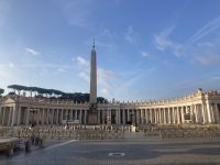 Petersplatz früh am Morgen - menschenleer