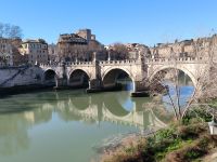 Rom Tiber vor der Engelsburg