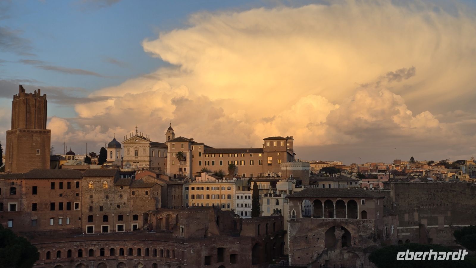 Forum Romanum im Abendlicht