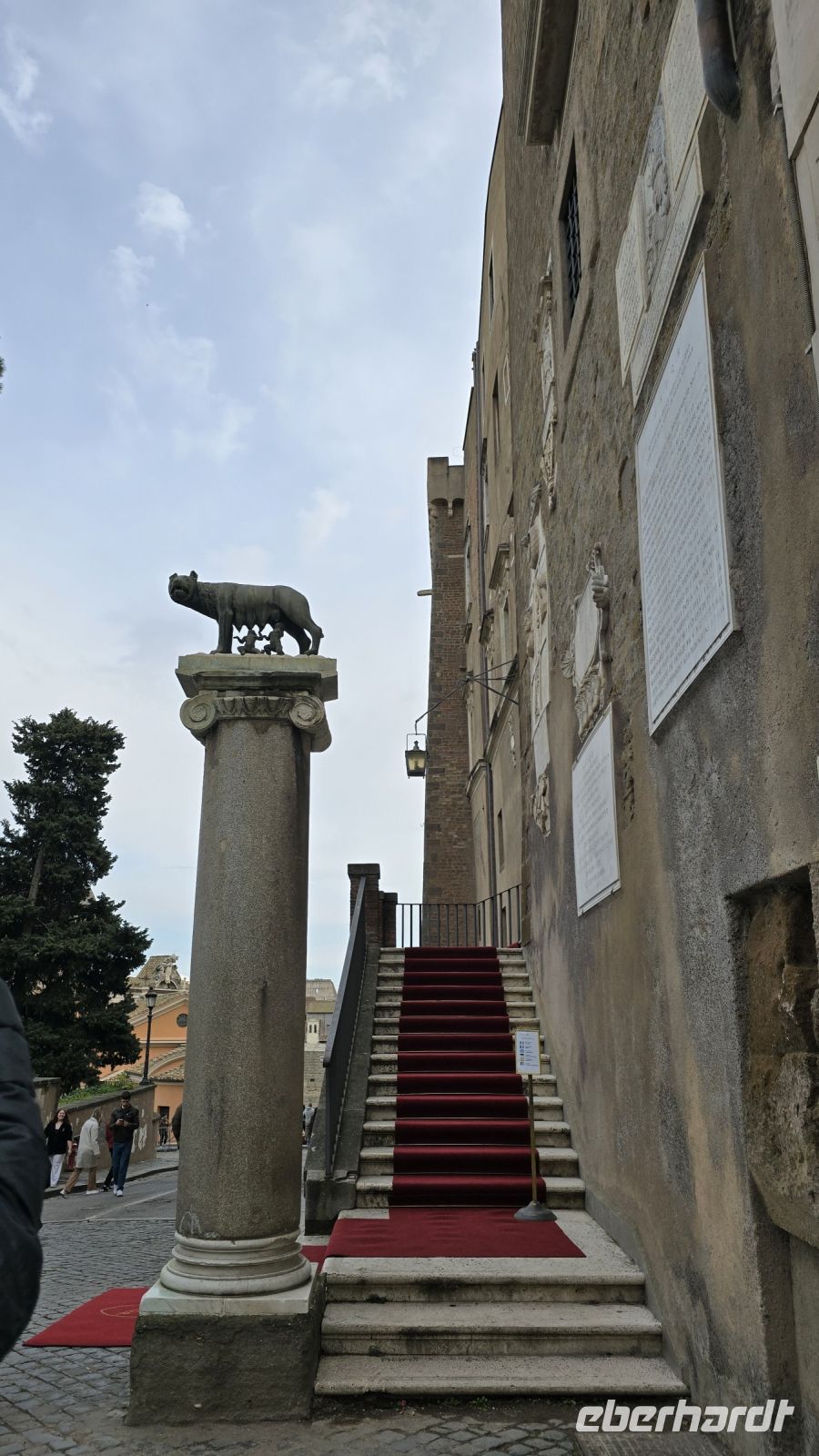 Roter Teppich für uns...