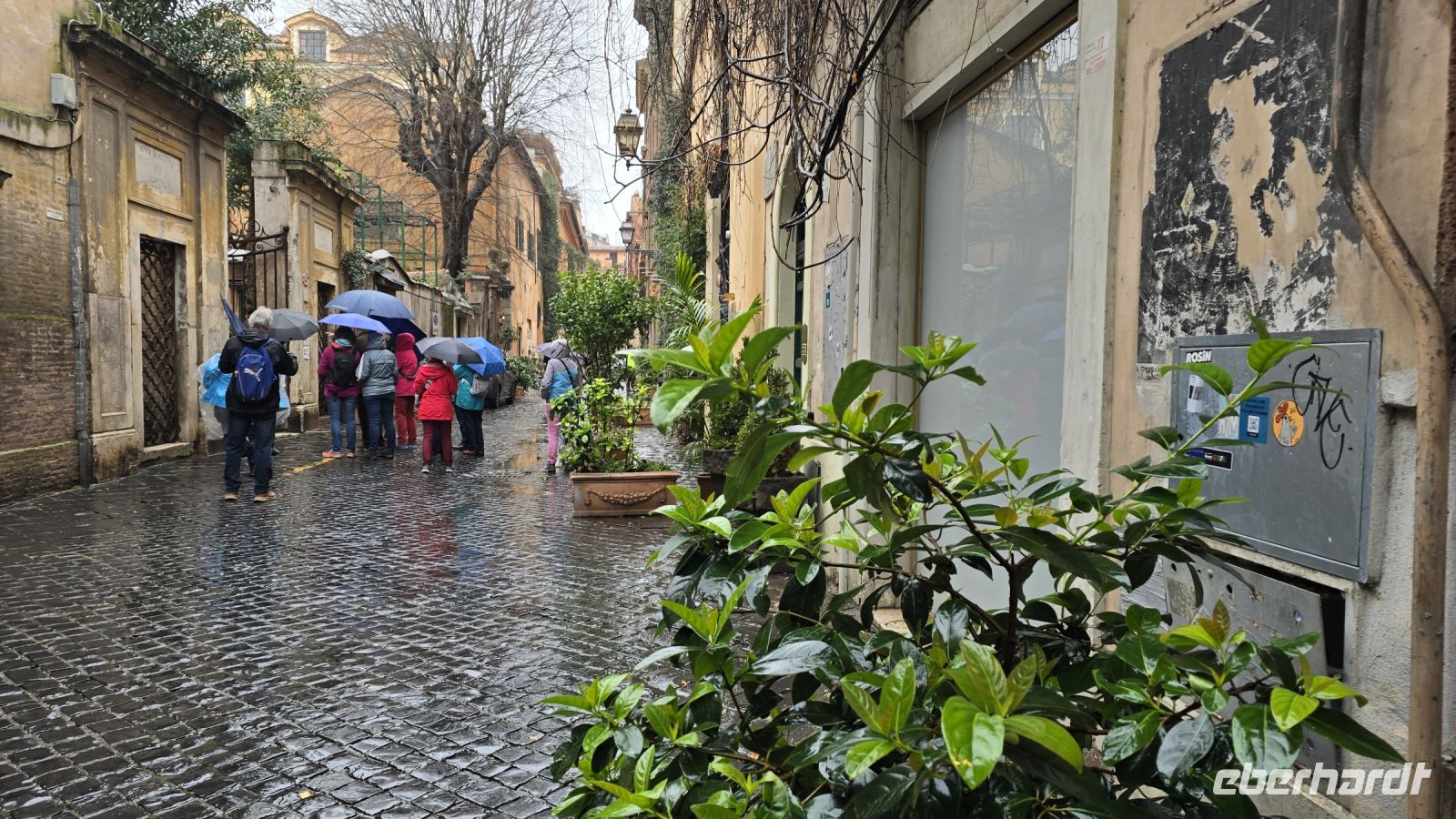 Stadtspaziergang im Regen