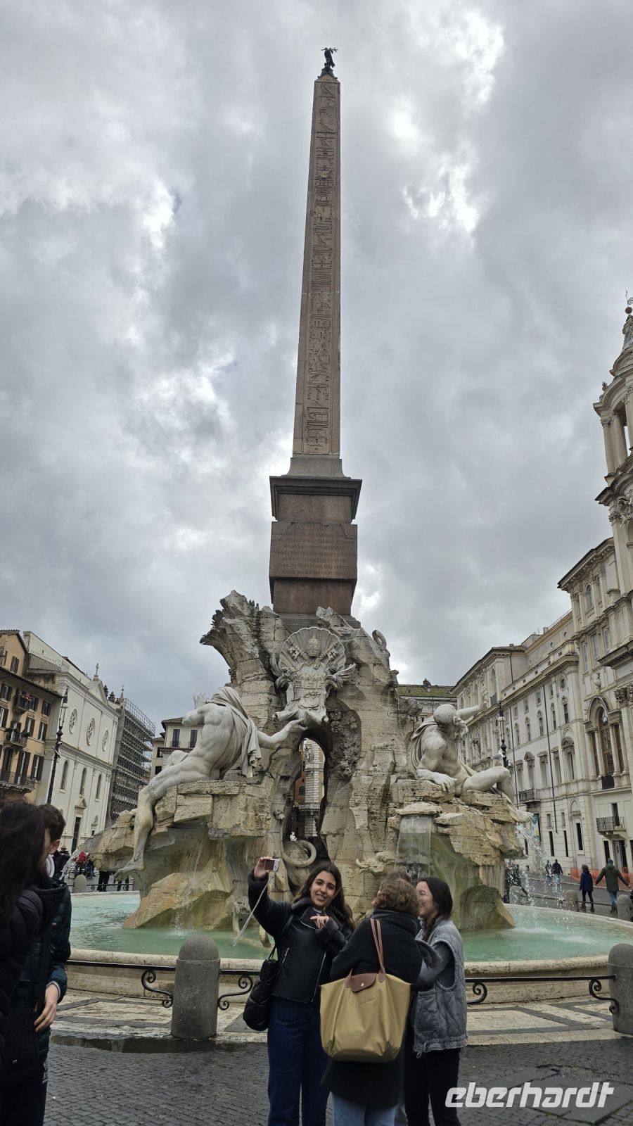 Vier Ströme Brunnen auf der Piazza Navona