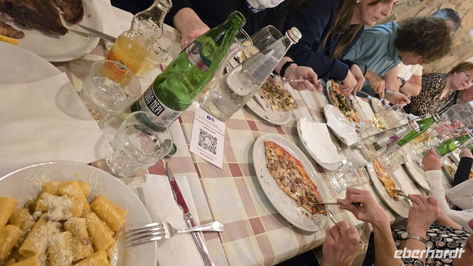 Gemeinsames Abendessen zum Abschluss unserer Reise