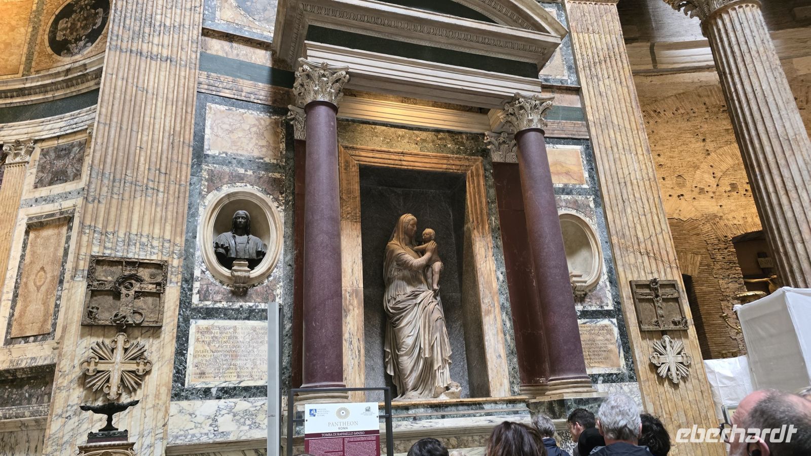 Grabstelle des Rafael im Pantheon