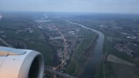 Landeanflug auf Dresden