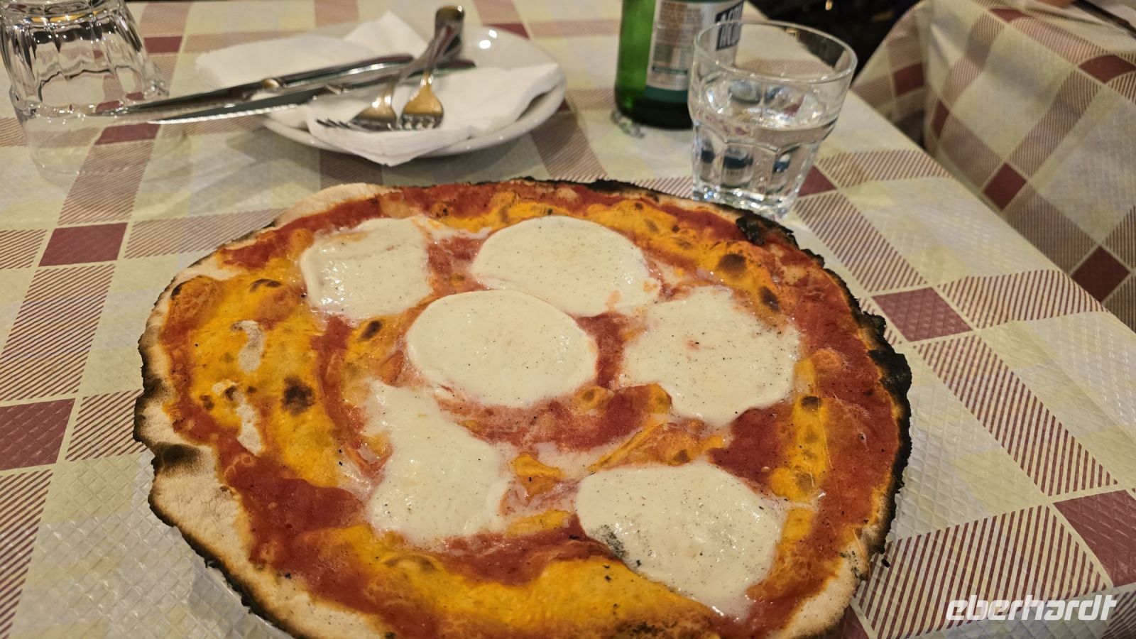 lecker essen in der Pizzeria Ostiense