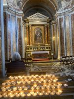 in der Kirche der Sabrinerinnen