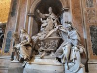Rom. Petersdom Grabmal und Sarkophag von Gregor XIII.