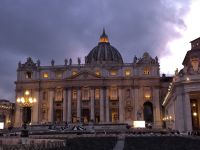 Rom. San Pietro am Abend