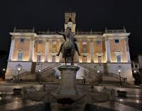 Rom. Abendspaziergang zum Campidoglio