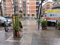 Rom. Die Gullis sind voll