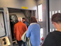 Rom Fiumicino. Abflug