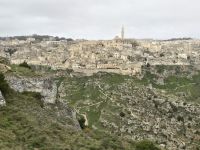 Blick auf die Stadt Matera