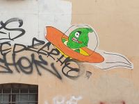 014 Rom, Grafitto in Trastevere, 19.3.24